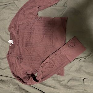 JoyLab Maroon Crop Top